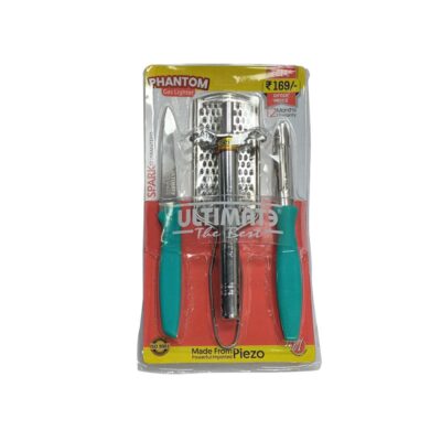 Phantom Gas Lighter with Knife, Peeler and Grater