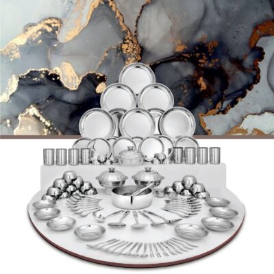 Stainless Steel 101 PCS Dinner set (8 People) Delight